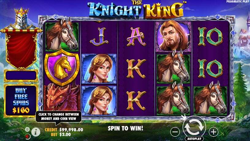 The Knight King Slot gameplay