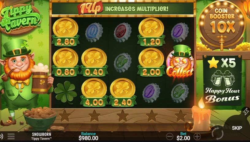 Tippy Tavern Slot gameplay