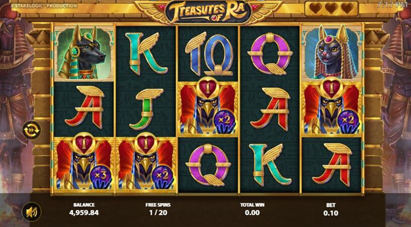 Treasures of Ra Slot Free Spins