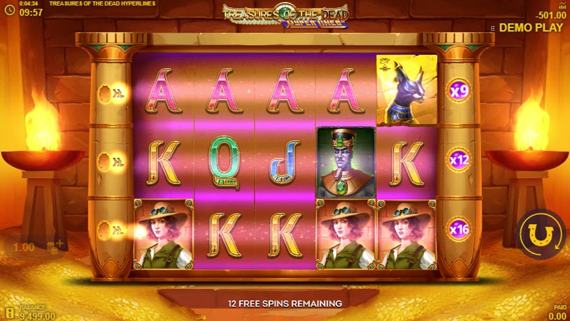 Treasures of the Dead Slot Free Spins