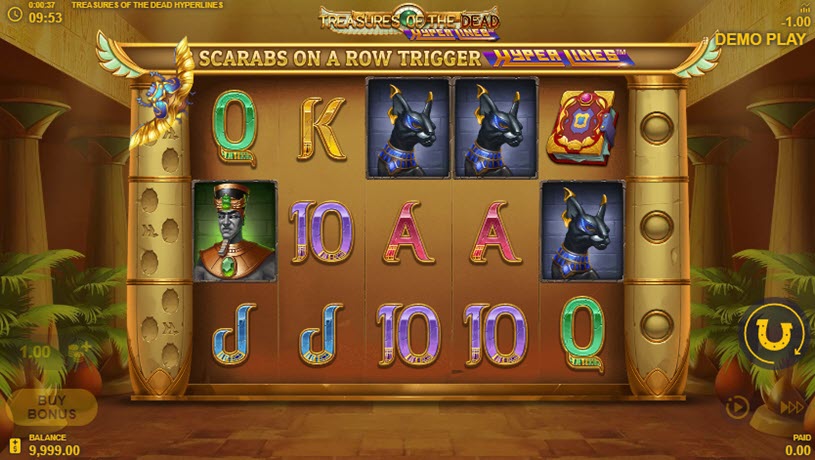 Treasures of the Dead Slot gameplay