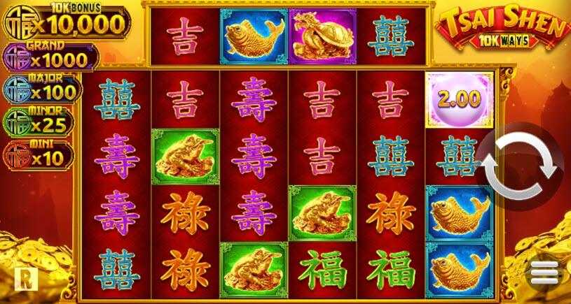 Tsai Shen 10K Ways Dream Drop Slot gameplay