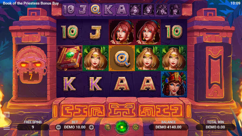 Book of the Priestess Slot Free Spins