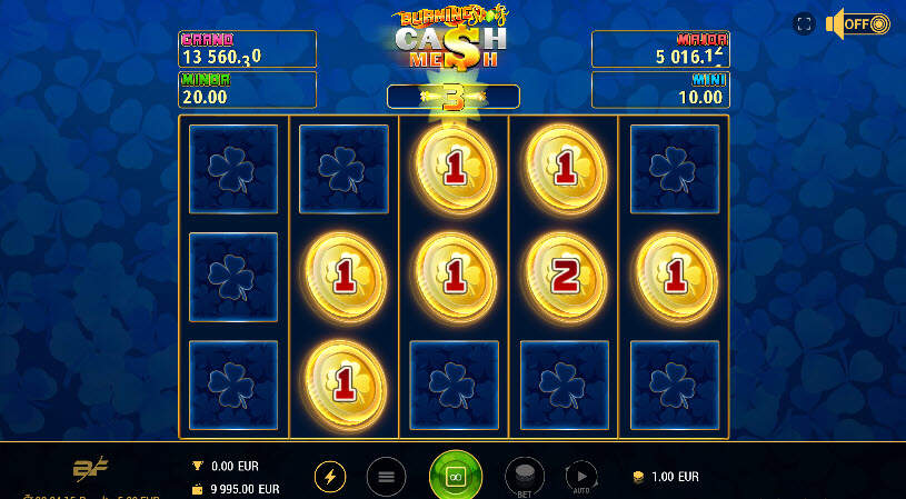 Burning Slots Cash Mesh Slot respins