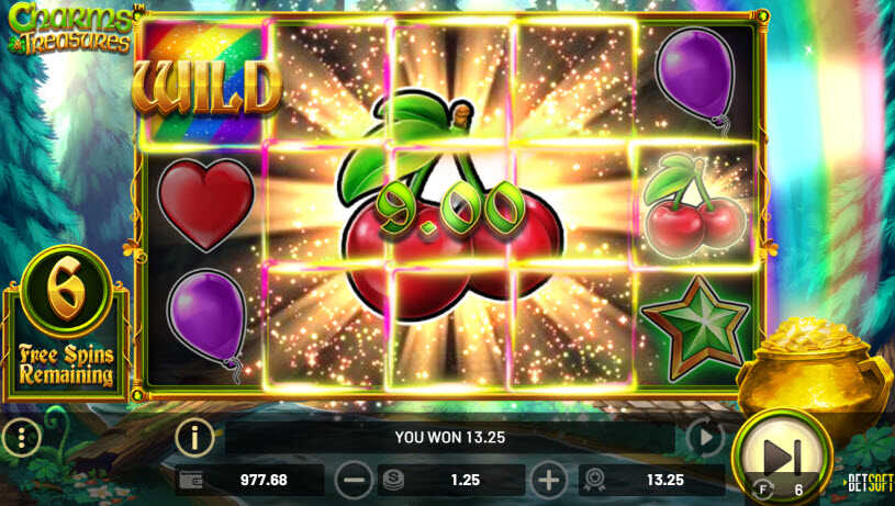 Charms and Treasures Slot Free Spins