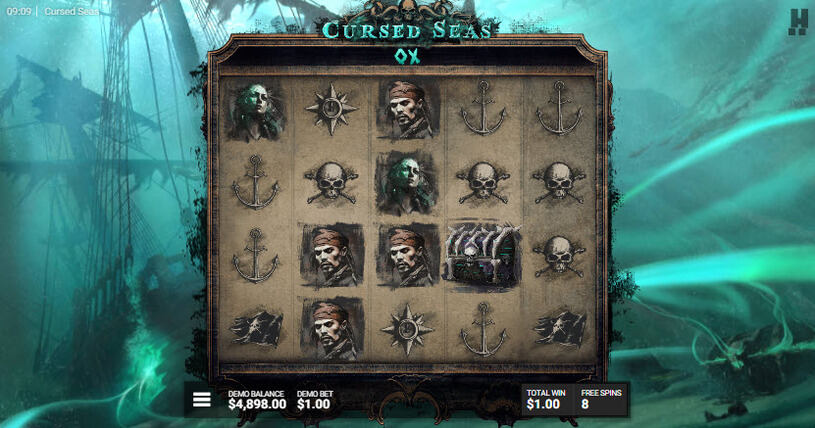 Cursed Seas Slot Free Spins
