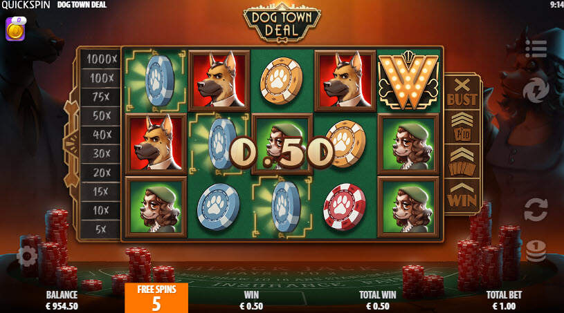 Dog Town Deal Slot Free Spins