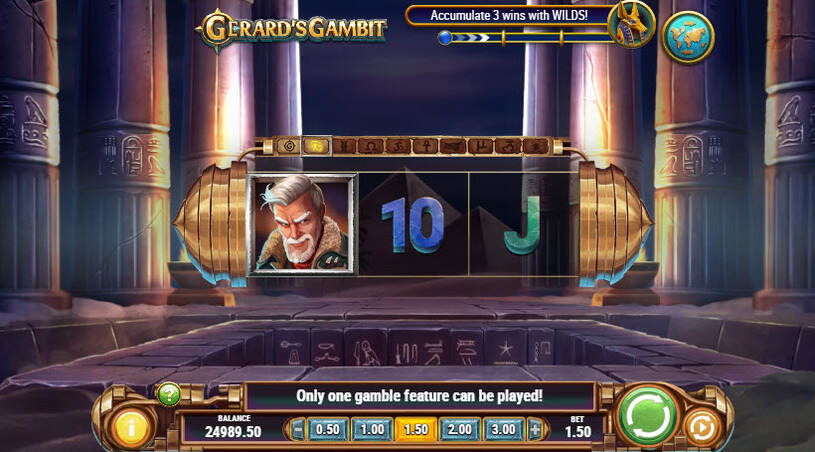 Gerard’s Gambit Slot gameplay