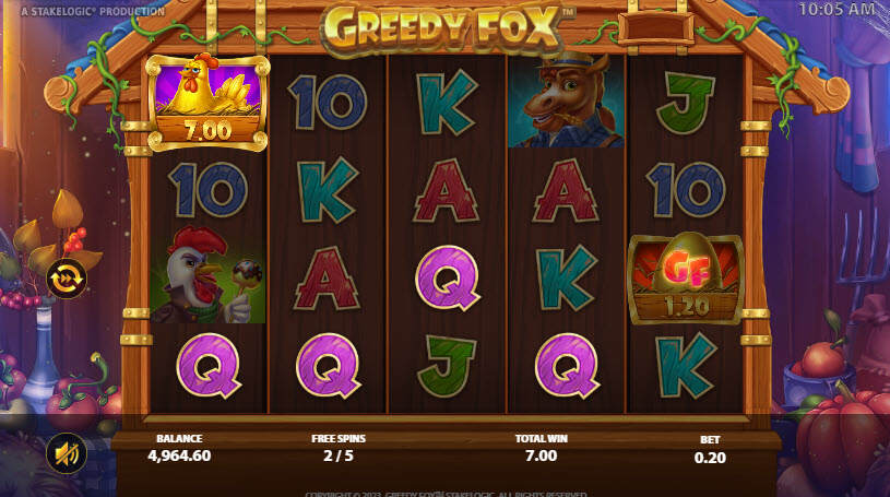 Greedy Fox Slot Free Spins