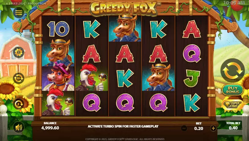 Greedy Fox Slot gameplay