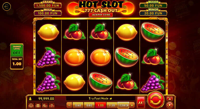 Hot Slot 777 Cash Out gameplay