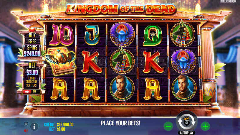 Kingdom of the Dead Slot gameplay