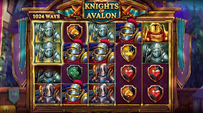 Knights of Avalon Slot gameplay