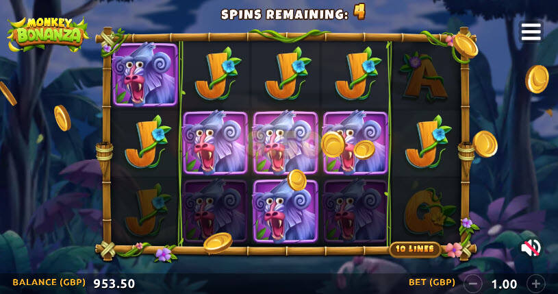 Monkey Bonanza Slot Free Spins