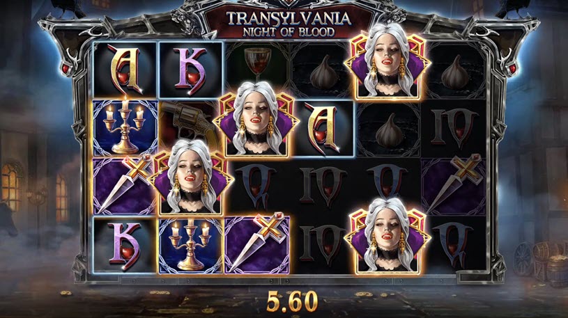 Transylvania Night of Blood Slot gameplay