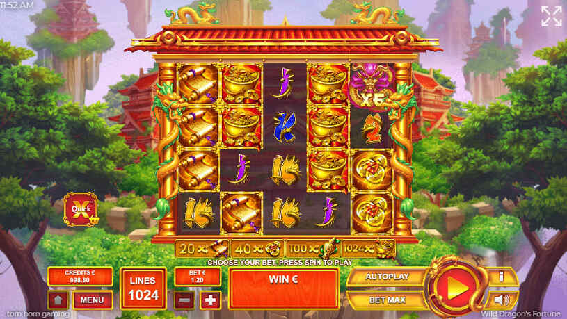 Wild Dragon’s Fortune Slot gameplay