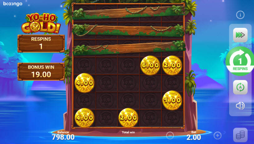 Yo-Ho Gold! Slot Bonus