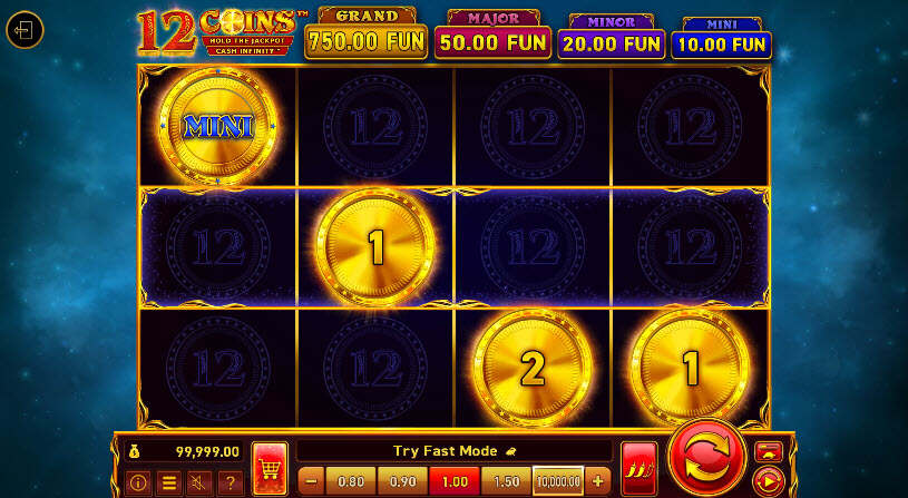 12 Coins Slot gameplay