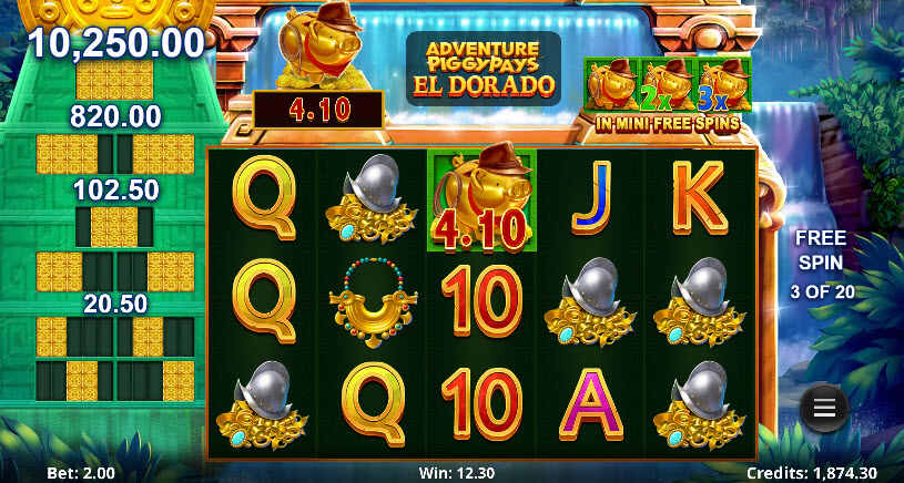 Adventure PIGGYPAYS El Dorado Slot Free Spins