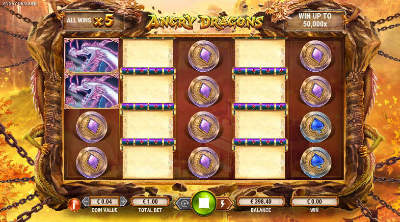 Angry Dragons Slot Free Spins