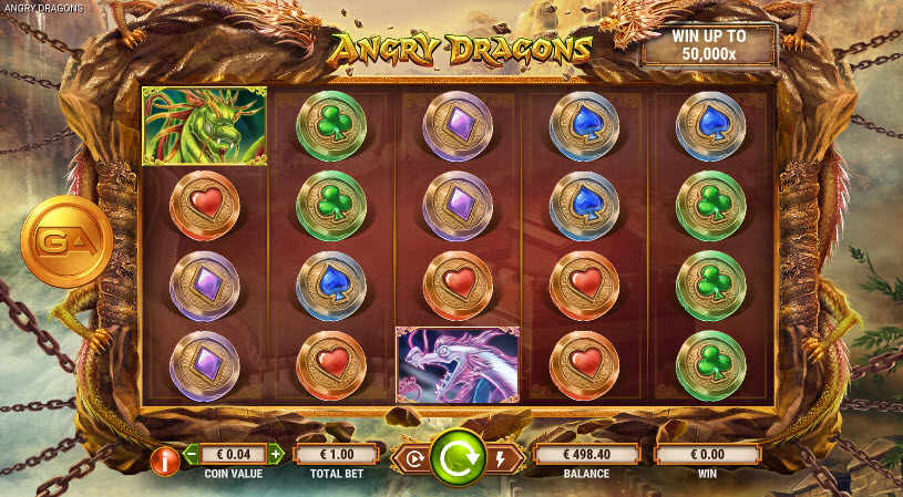 Angry Dragons Slot gameplay