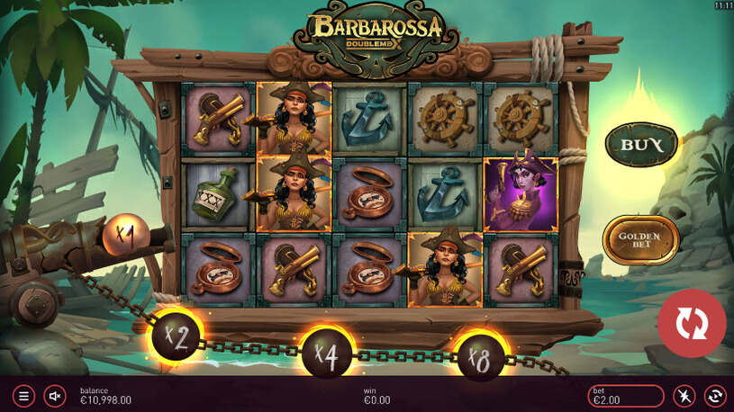 Barbarossa DoubleMax Slot gameplay