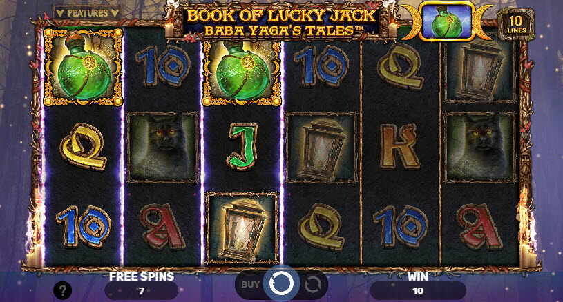 Book of Lucky Jack Baba Yaga's Tales Slot Free Spins