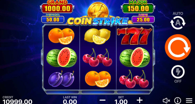 Coin Strike Hold and Win Slot gameplay