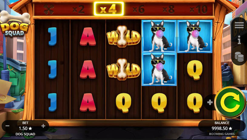 Dog Squad Slot gameplay