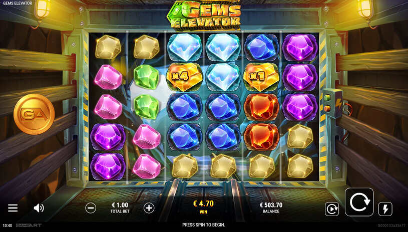 Gems Elevator Slot gameplay