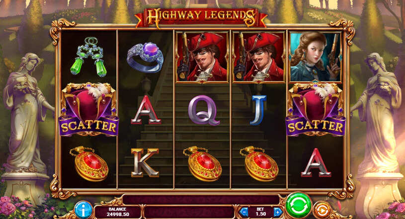 Highway Legends Slot gameplay