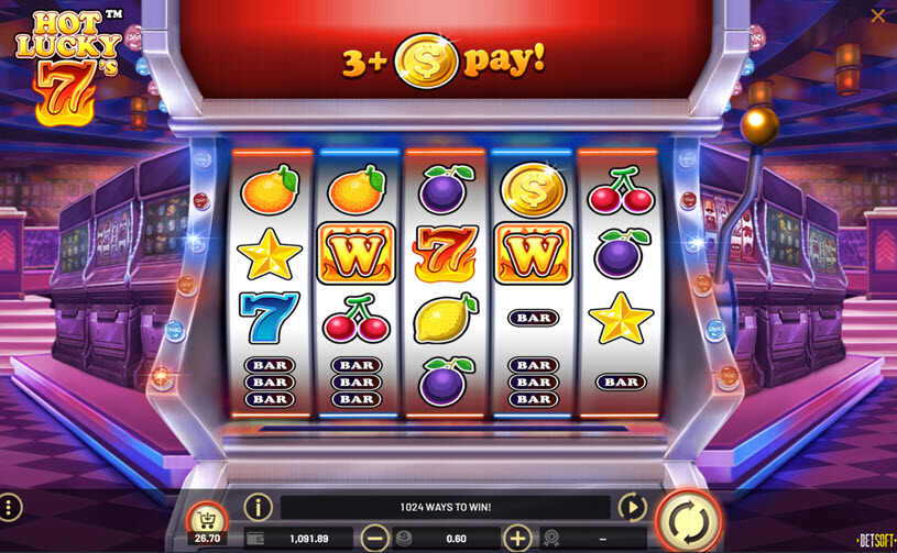 Hot Lucky 7s Slot gameplay