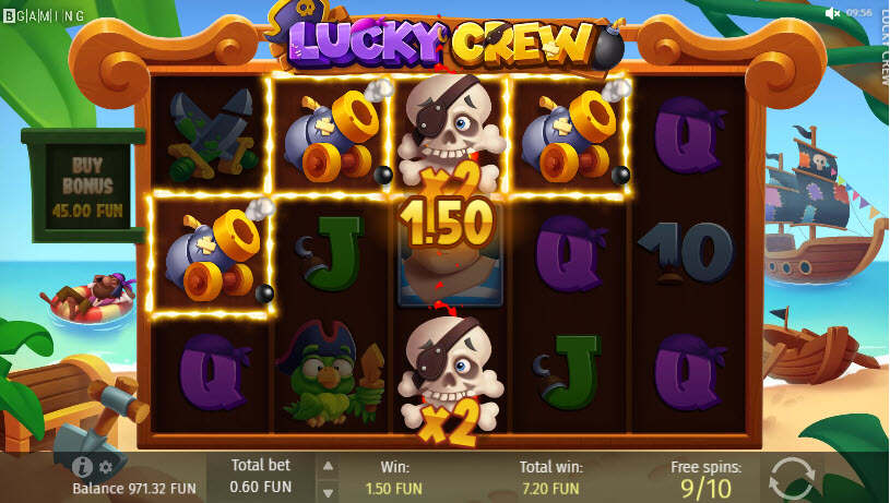 Lucky Crew Slot Free Spins