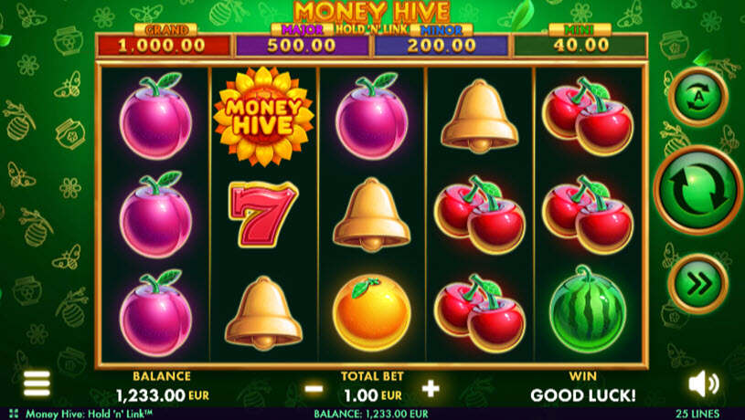 Money Hive Hold N Link Slot gameplay