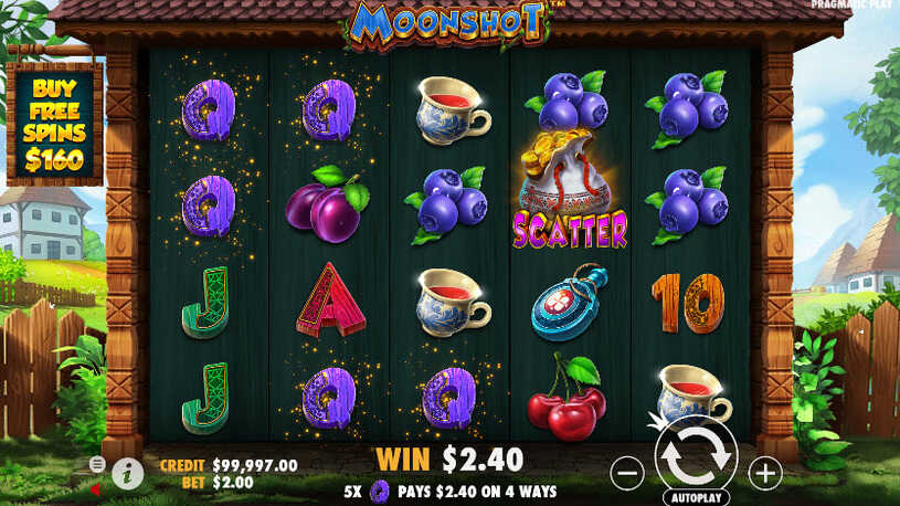 Moonshot Slot gameplay