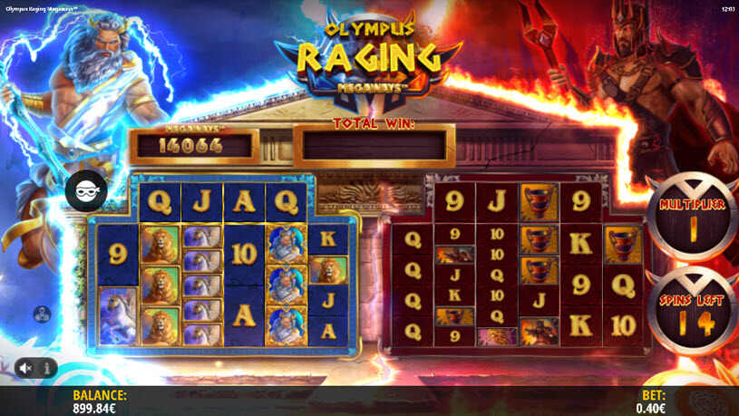 Olympus Raging Megaways Slot Battle Free Spins