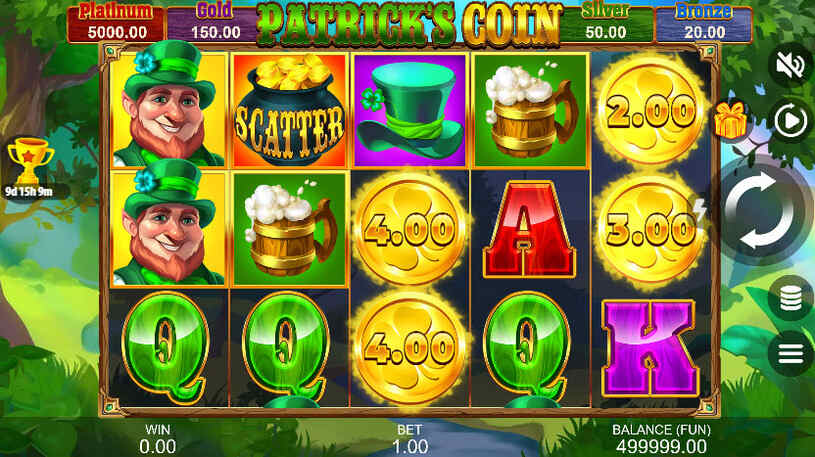 Patrick's Coin Hold the Spin Slot gameplay