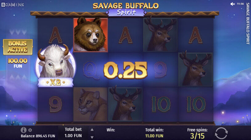 Savage Buffalo Spirit Slot Free Spins