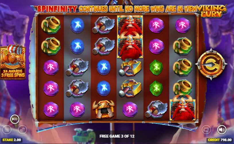 Viking Fury Spinfinity Slot Free Spins