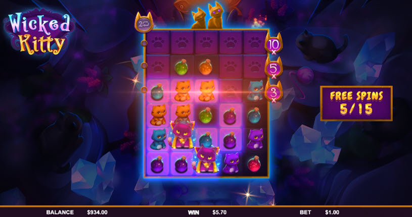Wicked Kitty Slot Free Spins