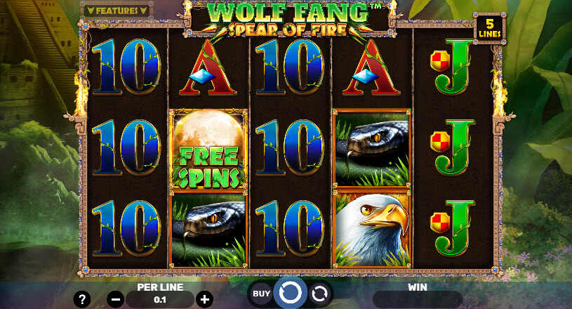 Wolf Fang Spear of Fire Slot gameplay