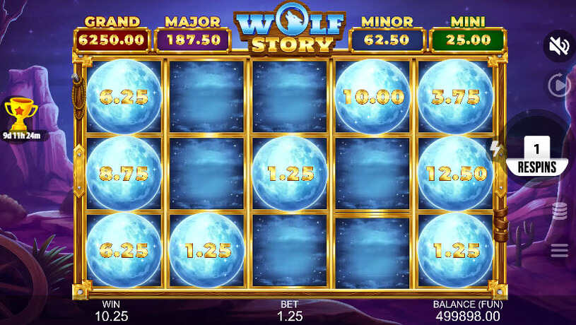 Wolf Story Slot Bonus Game