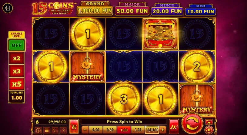 15 Coins Slot gameplay