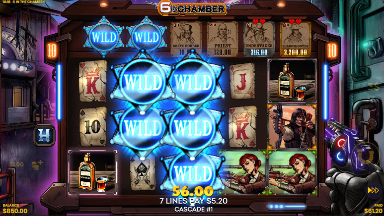 6 in the Chamber Slot Free Spins