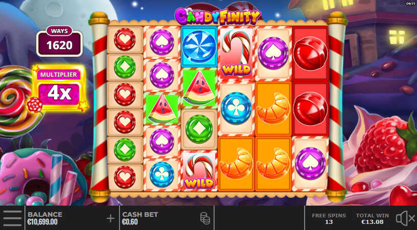 Candyfinity Slot Free Spins