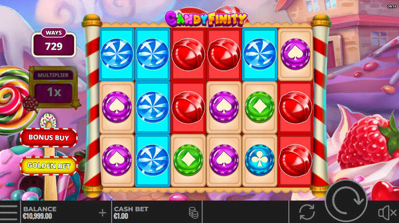 Candyfinity Slot gameplay