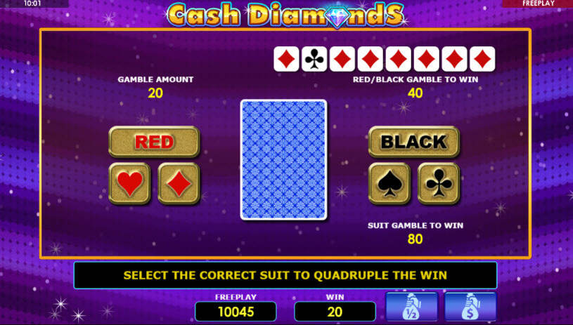 Cash Diamonds Slot Gamble