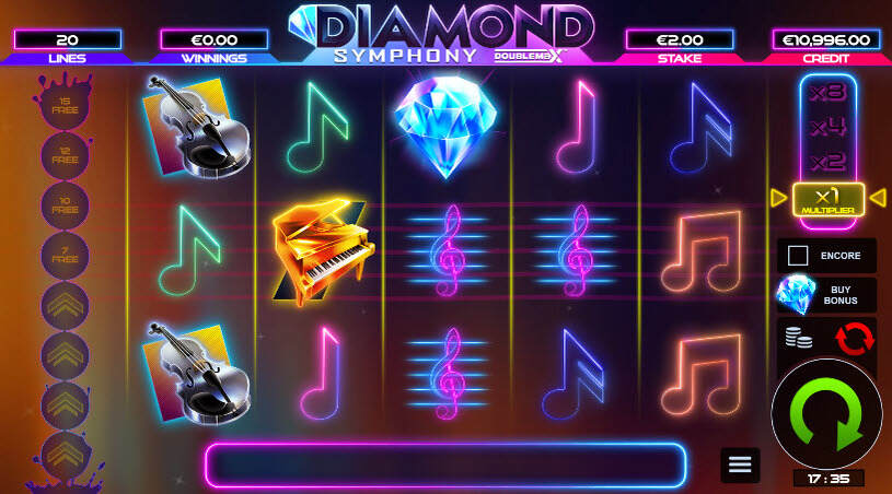 Diamond Symphony DoubleMax Slot gameplay