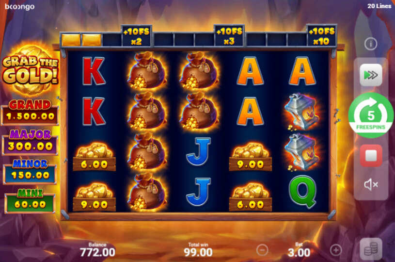Grab the Gold! Slot Free Spins