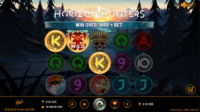 Horizon Hunters Slot gameplay